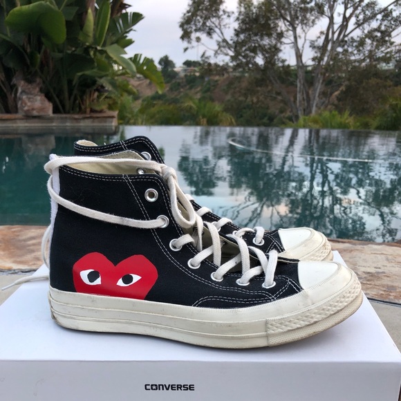 comme des garcons high tops